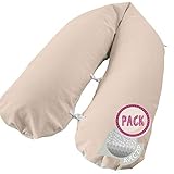 Pack comprenant: un grand coussin ajustable et 2 housses identiques. Nous fabriquons et vendons en direct nos articles de qualité. Fabrication 100% française!