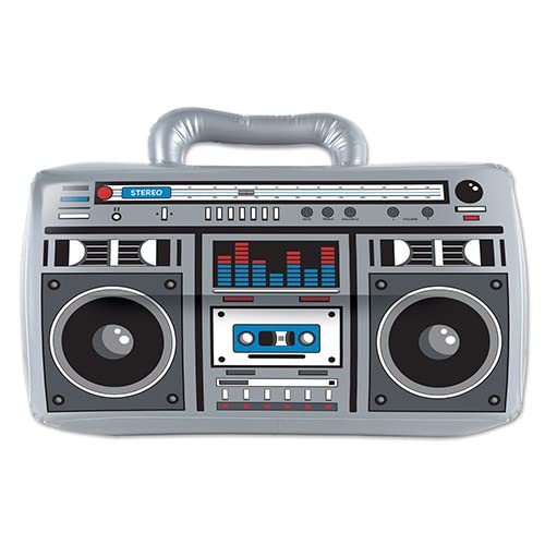 Inflatable Boom Boxes Pack of 2 by Beistle - Image 3