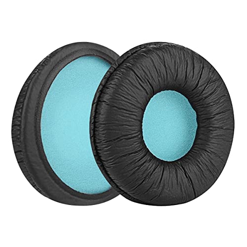 Repuesto Almohadillas Para Audífonos MDR-V55 Protein Wrinkle PU Black+Blue Compatible con Sony MDR-V55 V500DJ, Somic E95, MDR-7502 MDR-V500 miniatura 5