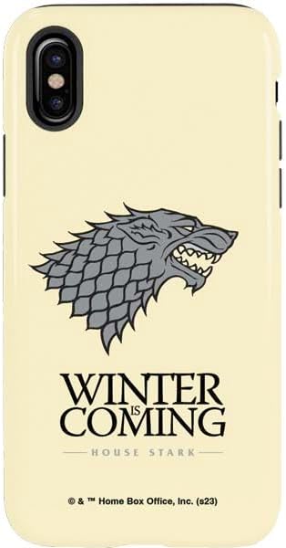 Skinit Pro Phone Case Compatible with iPhone X - Officially Licensed Game of Thrones: House Targaryen Design