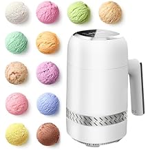 Ice Cream and Soft Serve Maker, Sorbet, Milkshake, 300ml Ice Cream Maker Machine with LCD Screen, No Pre-Freezing Required