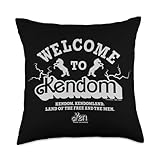 Barbie The Movie Kendom Free Men Throw Pillow, 18x18, Multicolor