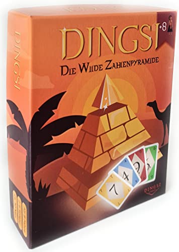DINGSI - Die Wilde Zahlenpyramide | lustiges Kartenspiel &...