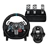Logitech G G29 SE Driving Force - volante e pedali da corsa, ritorno di forza dinamico, vera pelle Driving Force Shifter - Per PS5, PS4 and PC, Mac - Nero