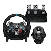 Logitech G G29 SE Driving Force - volante e pedali da corsa, ritorno di forza dinamico, vera pelle Driving Force Shifter - Per PS5, PS4 and PC, Mac - Nero