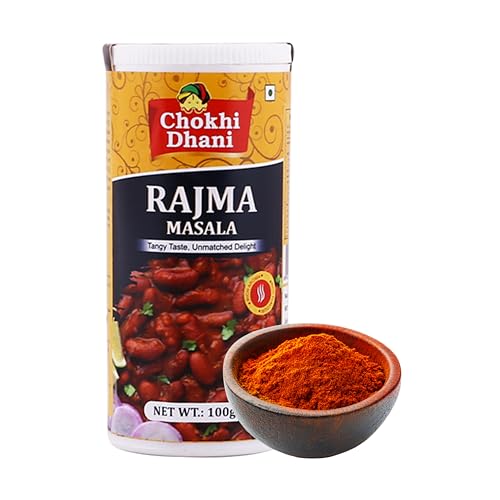 Image of Chokhi Dhani Rajma Masala 100g | Punjabi Rajma Curry Masala | Dhaba Style Gravy Spice Mix | Authentic Indian Rajma Masala Powder | Rich & Aromatic | No Artificial Flavours