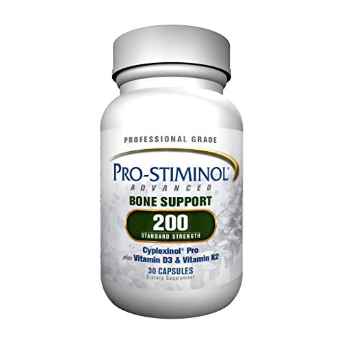 Pro-Stiminol Advanced 200 mg (30 Capsules), Bone Strength Supplement, Cyplexinol Pro Special Formula to Support a Healthy Bone Tissue, with Vitamins D3 and K2