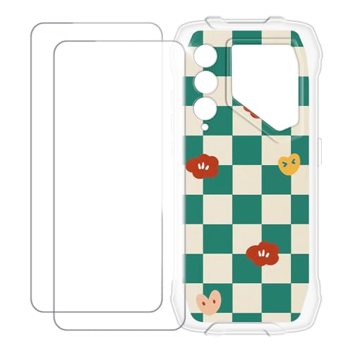 UOGNADGD Blackview Oscal Pilot 1 �Ƃ̌݊������� �J�X�^���J���t���P�[�X�{�����K���X�ی�t�B����2���t�� ? �Ռ��z�������h�~ (�΂̊i�q��)