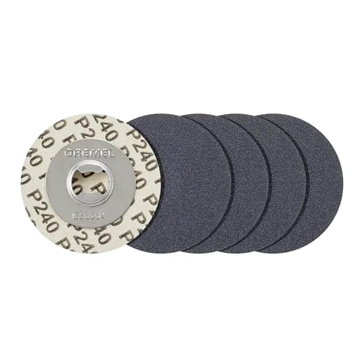 Dremel EZ413SA EZ Lock 240 Grit Sanding Disc,Purple