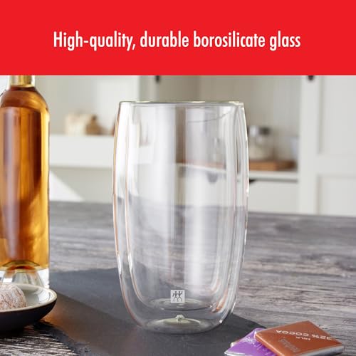 ZWILLING Sorrento 8-pc Double-Wall Glass Latte Cup Set by ZWILLING - Image 3