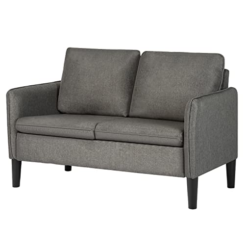 Modern Fabric Loveseat Sofa 2-Seat Love Seat Sofas With Tufting And Upholstered For Small Compact Space Living Room Bedroom Office Apartment Dorm #TOP16