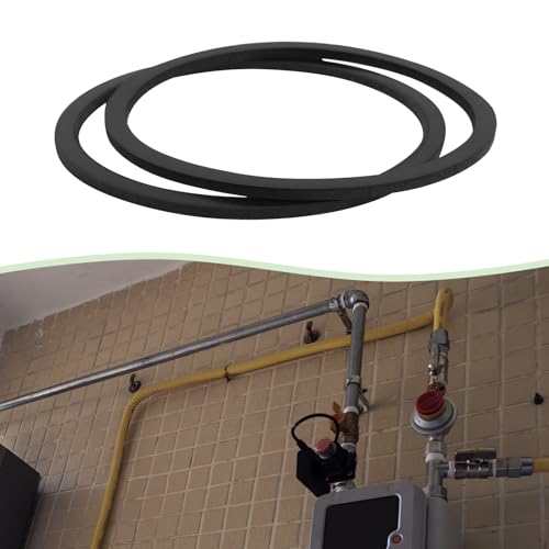 LT Easiyl 5-teilige Brennerdeckeldichtung Kompatibel mit CRAMER Kompatibel mit Dometic Edelstahl-Einbauherd Schwarz (59 X 52 X 1,5 Mm)