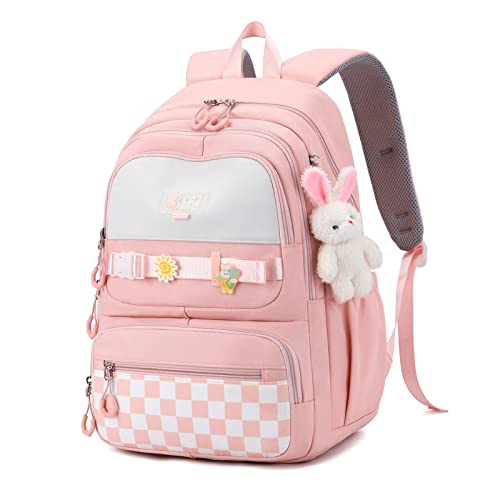 Amythe Zaino Scuola Elementare e Media per Ragazza, Zainetto Bambina Scuola Impermeabili Casual,...