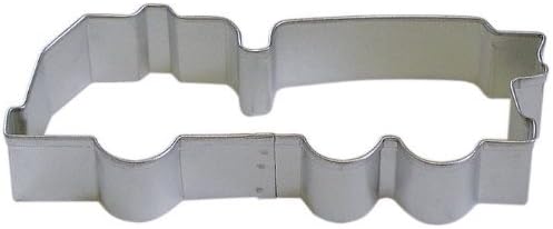 Transportation OTBP Fire Truck Cookie Cutter 5 Inch –Tin Plated Steel Cookie Cutters - Fire Truck Cookie Mold