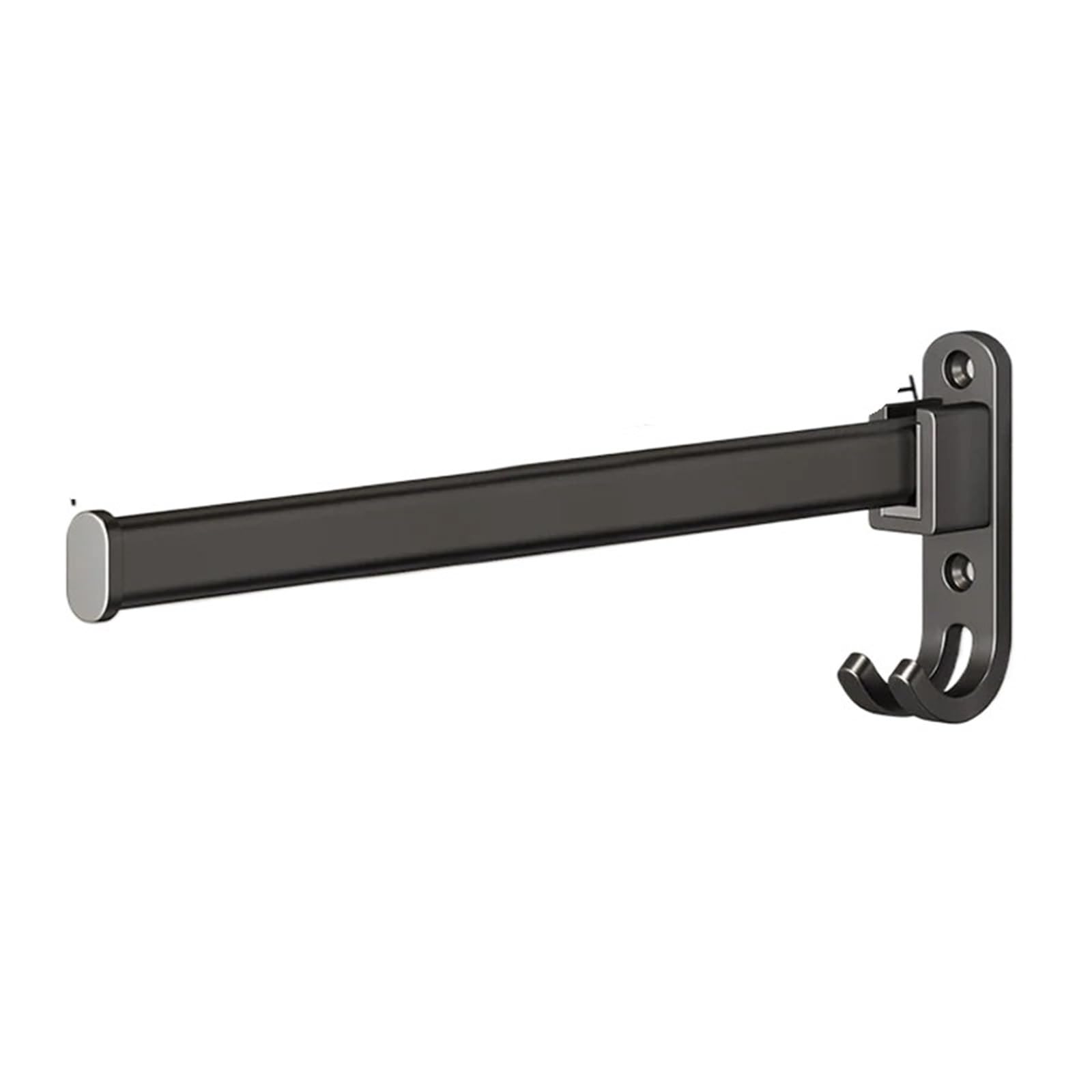Towel Folding Holder with Hook Wall Mount Bathroom Aluminum Alloy Storage Rack Accessories