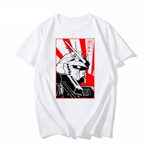Japanese Manga Mazinger Z Robot t Shirt Men White Casual Tshirt Homme Japan Manga Streetwear t-Shirt