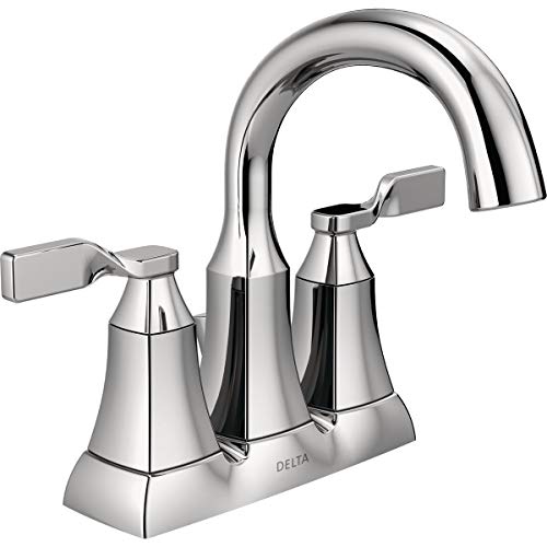 DELTA FAUCET 25766LF Sawyer Two Handle Lavatory Faucet, Chrome, 4" DELTA FAUCET 25766LF Sawyer Two Handle Lavatory Faucet, Chrome, 4"