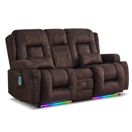 LIFTSHA Zweisitzer Relaxsessel mit Liegefunktion, Fernsehsessel Elektrisch...