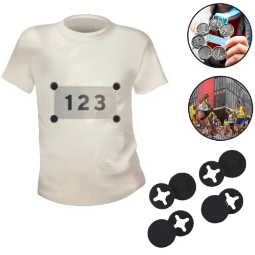 Botão Porta Número Corrida De Rua Não Fura - Kit 4 Botões