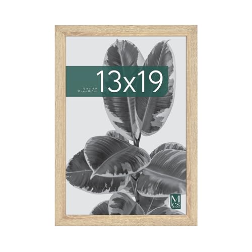 MCS Studio Gallery 13x19 Picture Frame Natural Woodgrain, Rectangle Photo Frame for Photos, Posters & Art Prints (1-Pack) ,19"L x 13"W