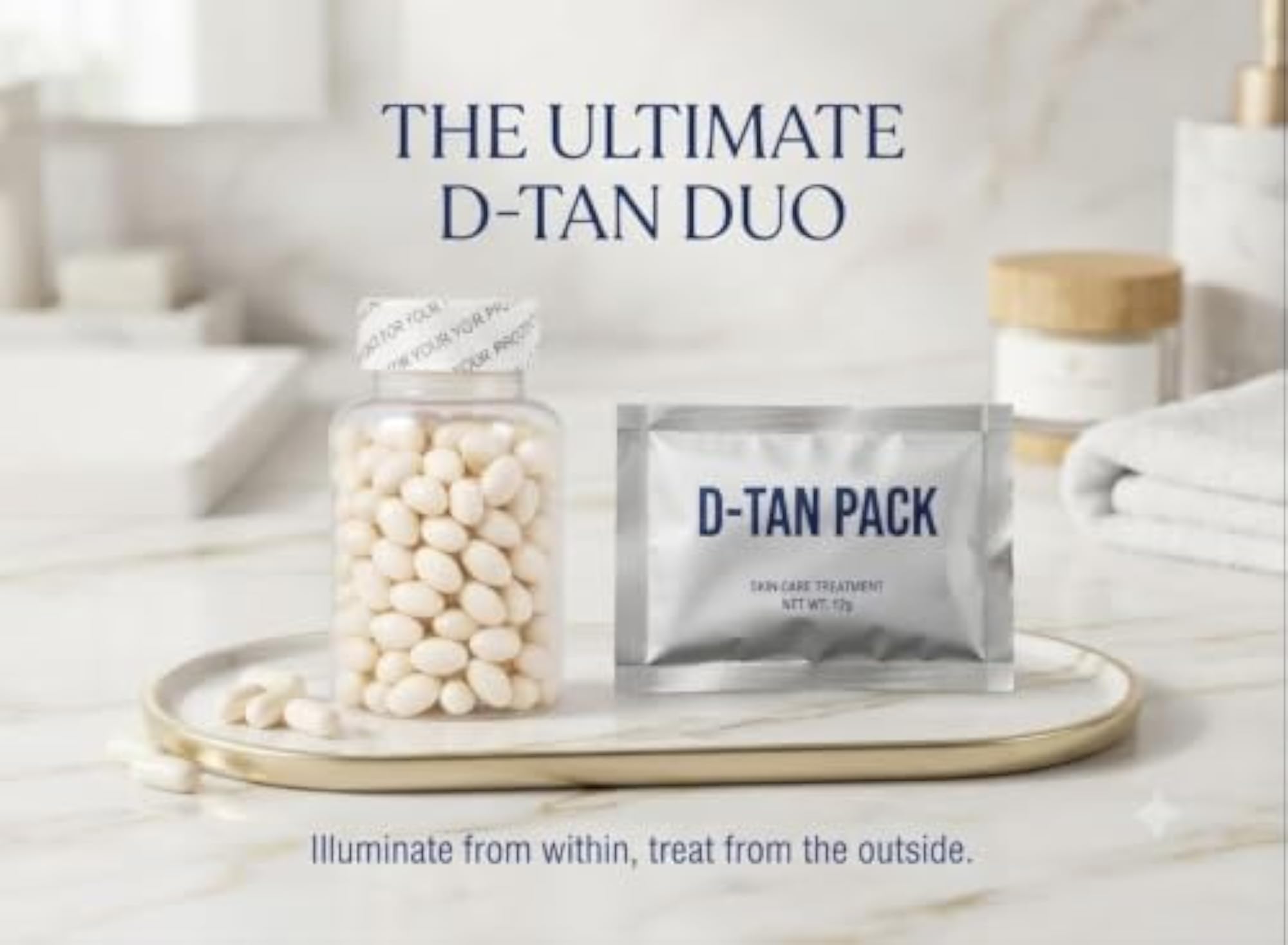 Skin Care Capsules & D-Tan Pack Glow Duo