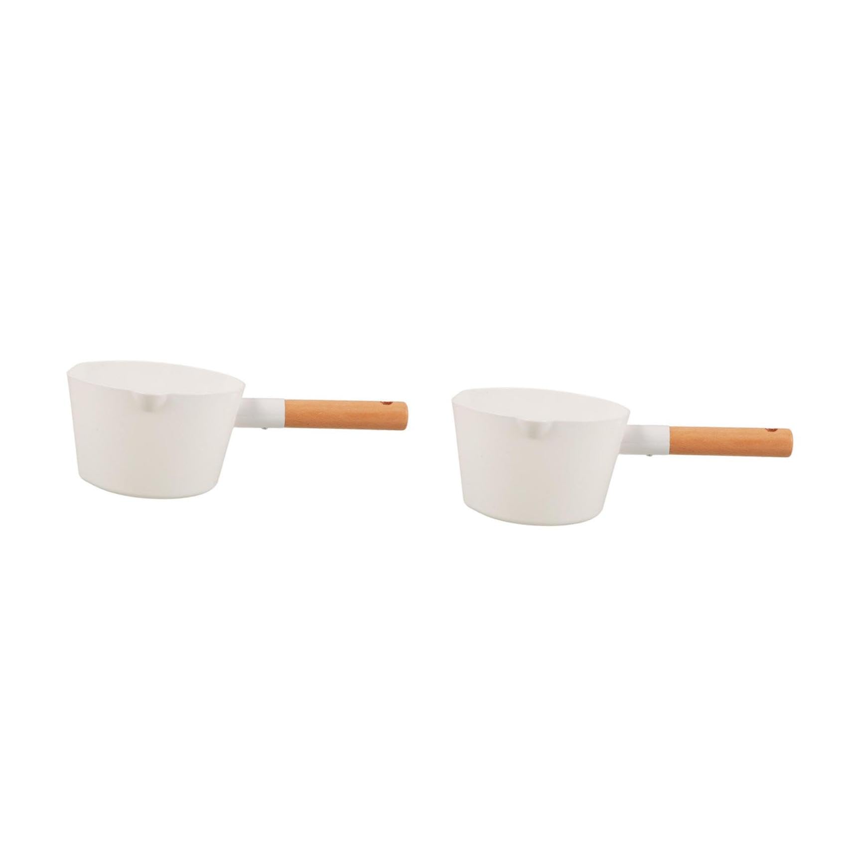 TOPBATHY 2piezas Cucharón De Madera Mango Utensilio De Cocina Para y Agua Ecológico y Para Cocinar y Casa