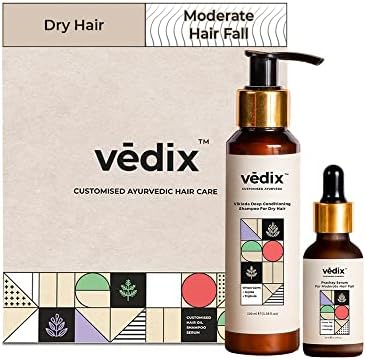 Vedix Ayurvedic Shampoo & Serum Combo | Dry Hair & Moderate Hairfall
