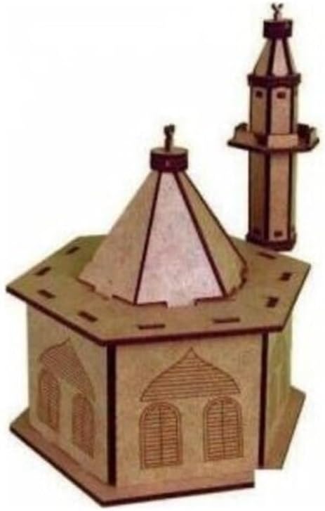 Gökmen Oyuncak 3D Ahşap Maket Cami Yapım ve Boyama Seti - Görsel 2