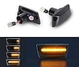 Tolle Optik, jede dynamische Seitenblinkerleuchte verfÃ¼gt Ã¼ber 18 hochwertige 2835 SMD LED-Chips fÃ¼r zusÃ¤tzliche Helligkeit.