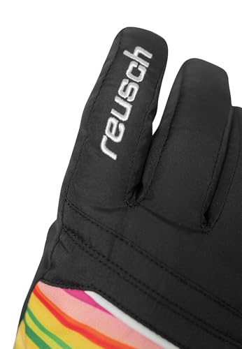 Reusch Alan Junior warme, Winddichte und atmungsaktive Winterhandschuhe Fingerhandschuhe Skihandschuhe Schneehandschuhe für Kinder Kids Jugendliche Mädchen und Jungen für eine perfekte Passform