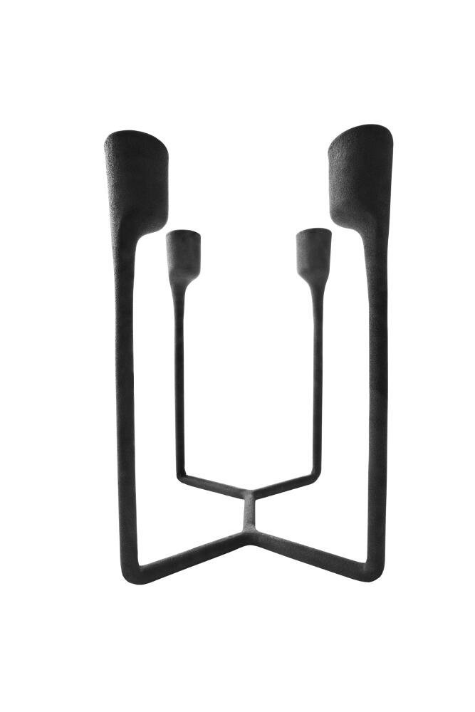 Normann Copenhagen Kerzenständer, Schwarz, 20,4 x 14 x 13 cm