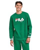 FILA Unisex Adult's Florence Crew, Green, Medium