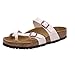 Produktbild BIRKENSTOCK Damen Mayari Birko-Flor Zehentrenner Sandalen, Graceful Pearl White, 40 EU