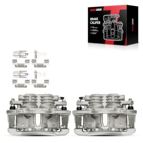 Image of Torchbeam Rear Brake Calipers Set for Chevrolet Silverado 1500 2001 2003-2006, Chevrolet Tahoe 2000-2006, GMC Sierra 1500 2001 2003-2006, Rear Left and Rear Right Calipers with Bracket 18P4764+18P4765