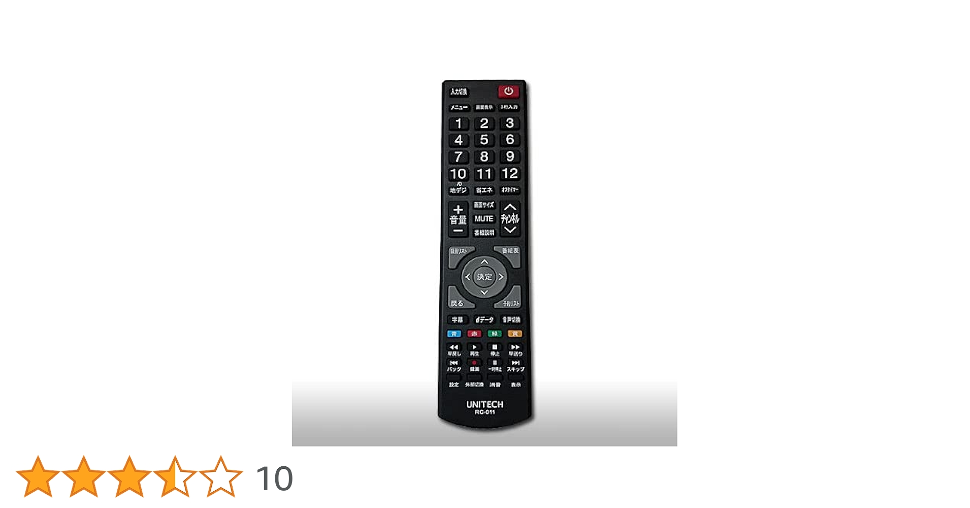 ユニテク　RC-011　液晶テレビ用　リモコン　UNITECH n5ksbvb Amazon | ユニテク RC-011 液晶テレビ用 リモコン UNITECH