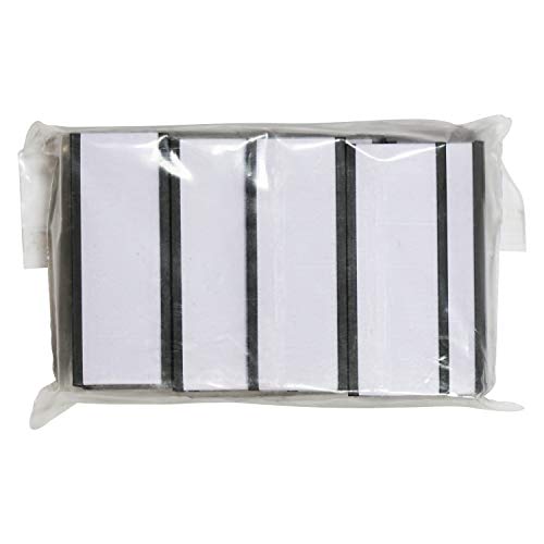 Smartsign Magnetic 'C' Channel Label Holders For Metal Racks And Shelves | 0.75" X 2" Pack Of 25 #TOP6