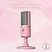 Razer Seiren X USB Streaming Microphone: Professional Grade - Built-in Shock Mount - Supercardiod Pick-Up Pattern - Anodized Aluminum - Quartz Pink