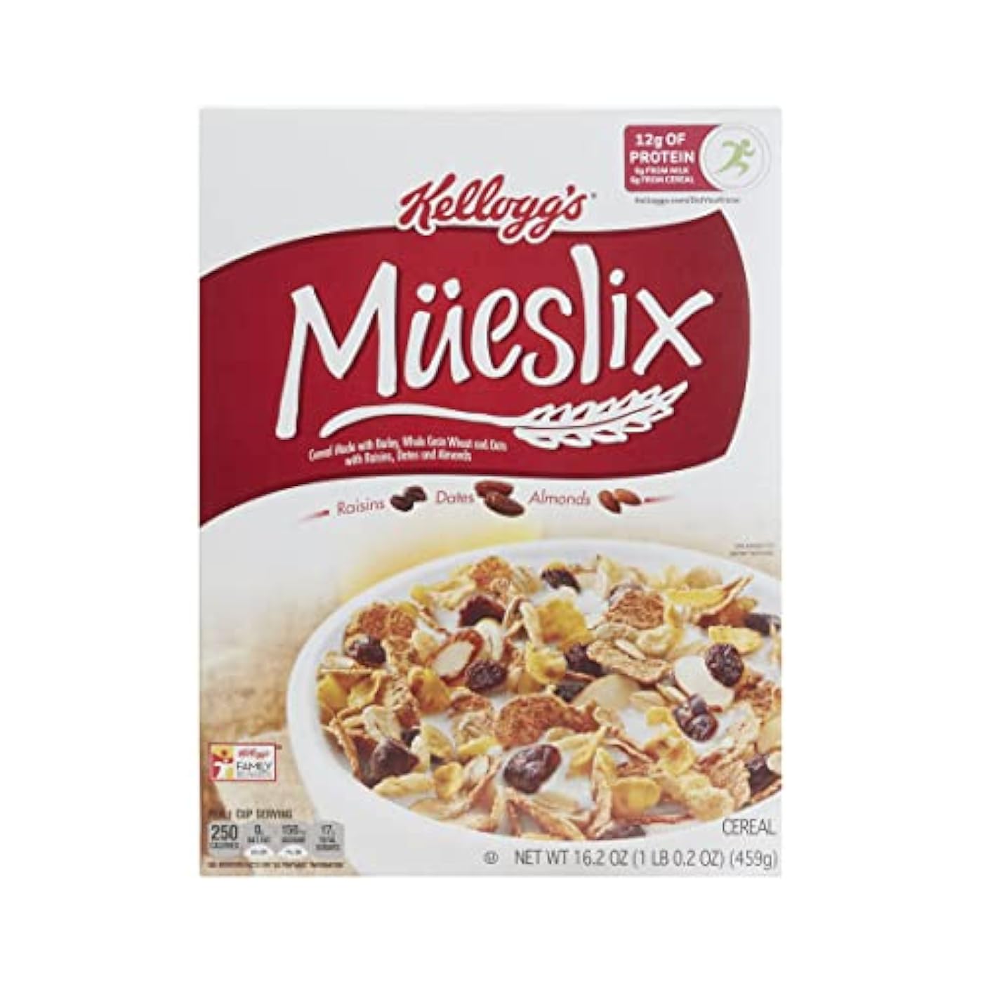Mueslix Cold Breakfast Cereal, Fiber Cereal, Snacks Made