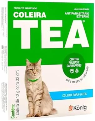KONIG Coleira Tea - Antipulgas E Carrapatos Para Gatos