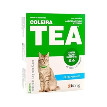 KONIG Coleira Tea - Antipulgas E Carrapatos Para Gatos