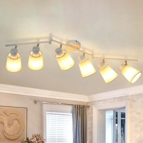 LTBLIGHT 6-Light Track Lighting Fixtures Ceiling