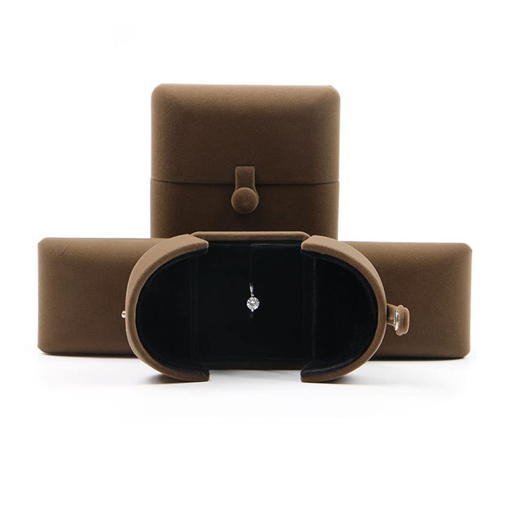 Joyero Doble Abierto para Collares, Pendientes, Anillos, Estuche de exhibición para Bodas (Caja para Colgantes) ()