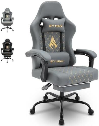 Gaming Stuhl Mit Fussstutze