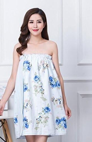 Amazon スカート 綿 胸を拭く女 千変浴をする 成人バスタオル 蓝 70x140cm バスタオル ホーム キッチン オンライン通販