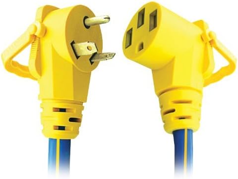 Voltec 16-00508 25 ft. 30 AMP RV Extension Cord With E-Zee Grip44; Case Of 2