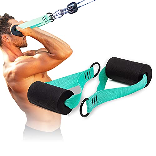 Vice Grips Cable Machine Attachments | Home & Gym Exercise Fitness Equipment | Accessories for Cable Lat Pull Down Seated Row Pulley Weight Workout Systems | Build Pro Level Grip & Forearm Strength