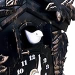 Chiming Classic Black Cuckoo Wall Clock Hanging Bird Clock Home Decor Christmas Clock Gifts - Image 2