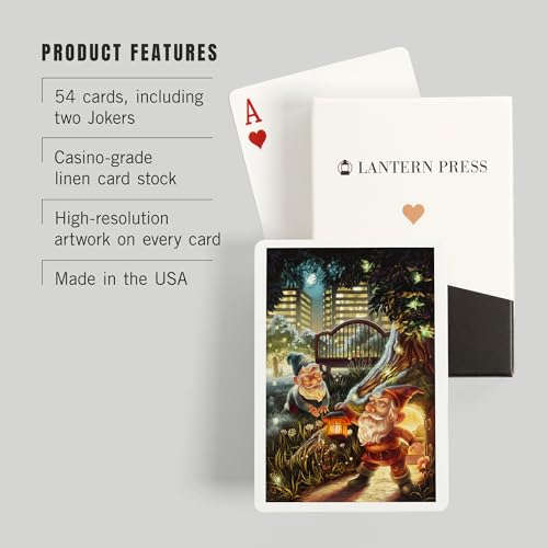 Naipes Gnomes in the City, 52 cartas Poker miniatura 3