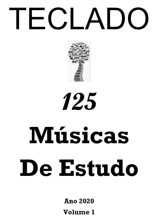 Livro Partituras Para Teclado 125 Músicas