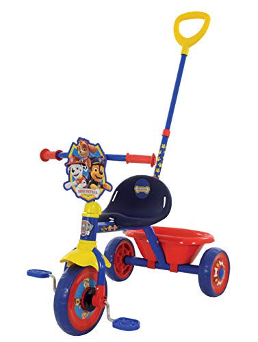 Paw Patrol First Ride On Trike - Licensed Kids\' Ride On Toy with Adjustable Handle, Easy-Switch Pedal Clutch, Puncture-Proof Tyres, Steel Frame, Front Mudguard, Rear Storage Suitable Age 2 Years + - Thumbnail 2